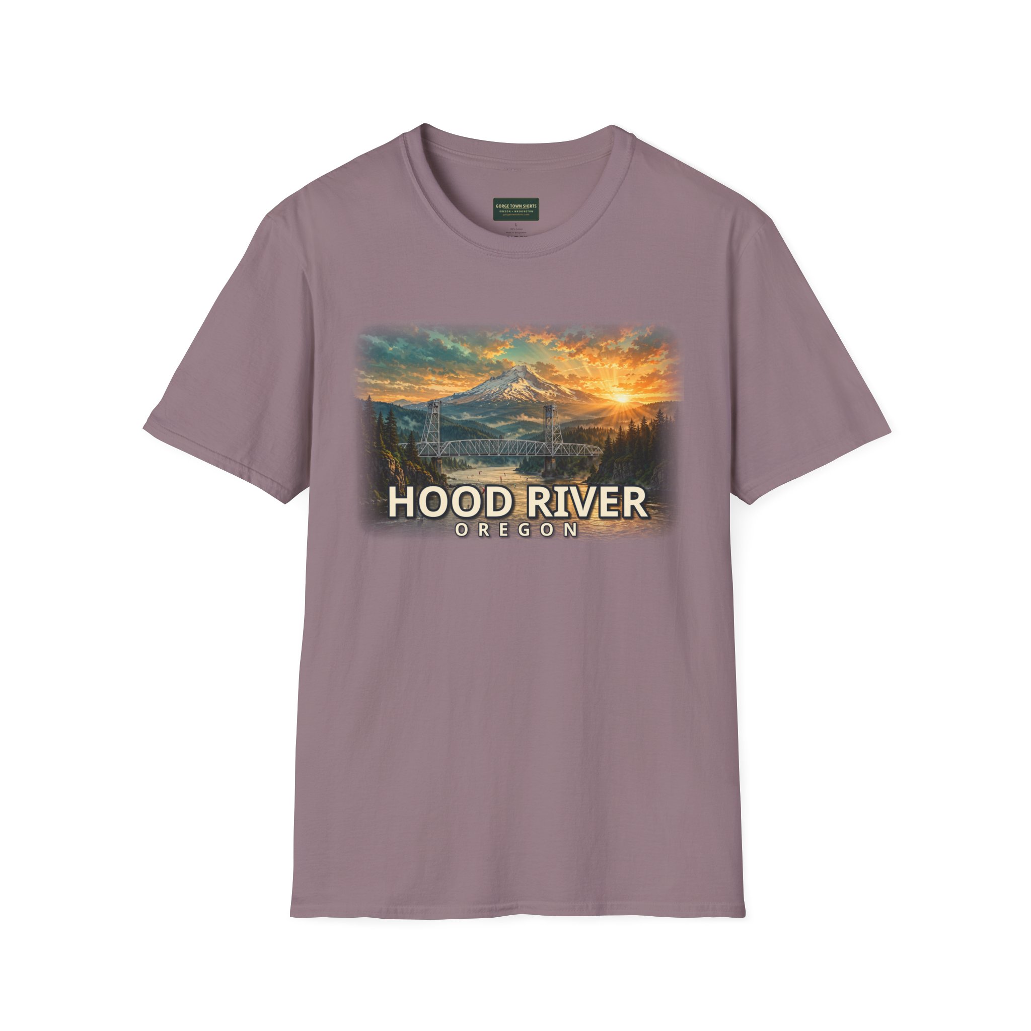 Hood River Oregon T-Shirt – Epic Hour Bridge Graphic - Image 43