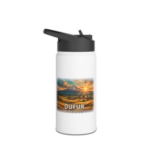 Dufur Oregon Stainless Steel Water Bottle – Epic Hour Graphic