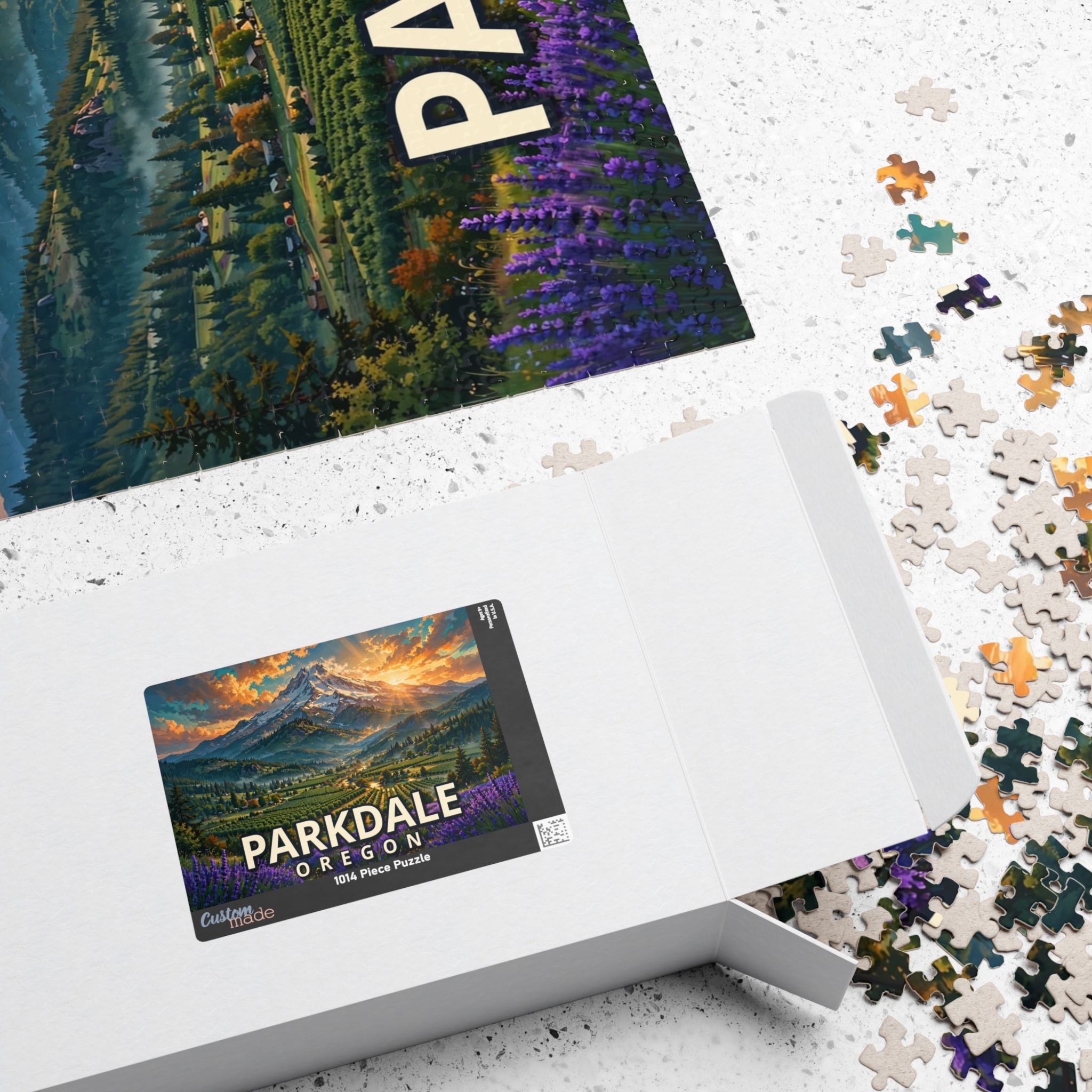 Parkdale Oregon Jigsaw Puzzle – Epic Hour Graphic - Image 16