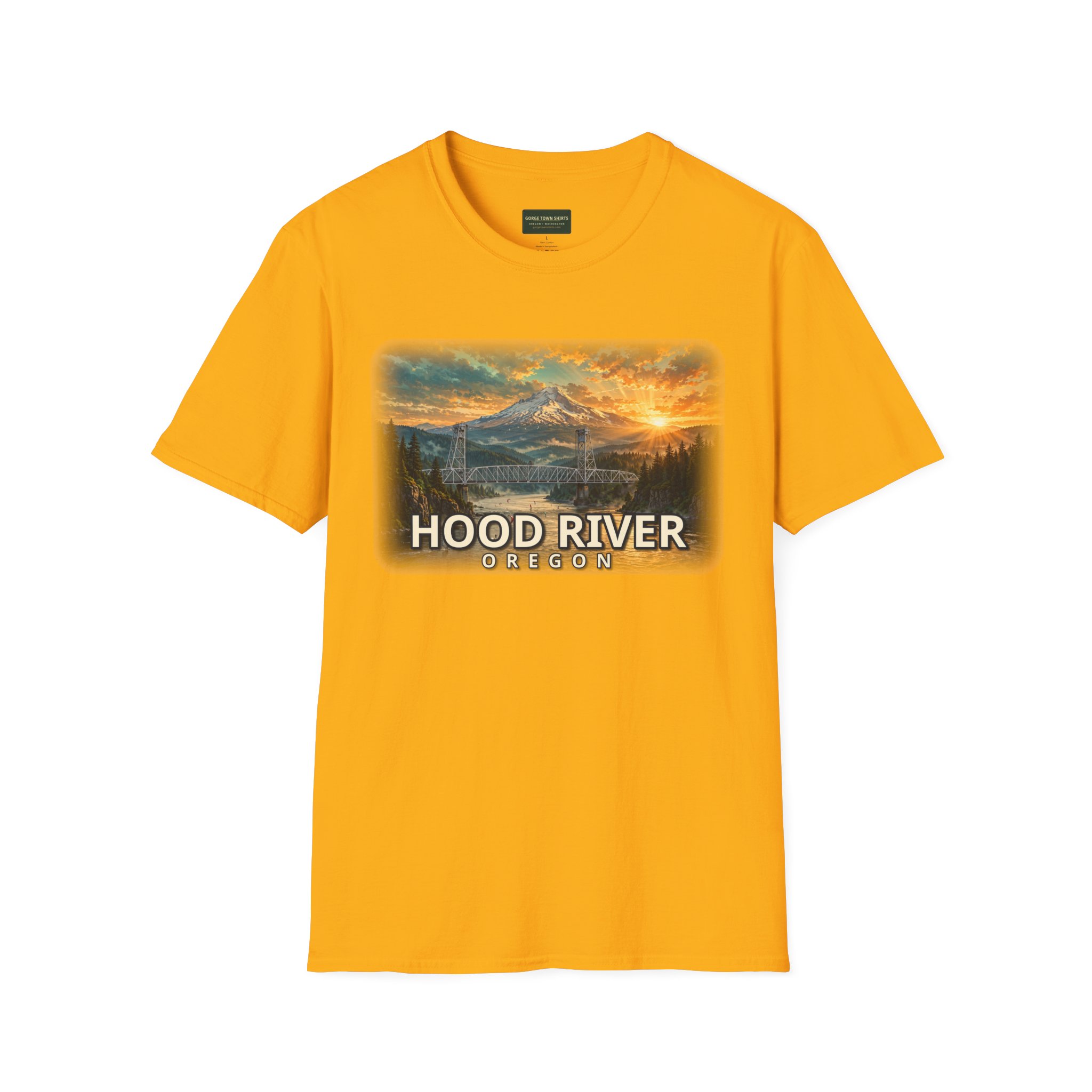 Hood River Oregon T-Shirt – Epic Hour Bridge Graphic - Image 13