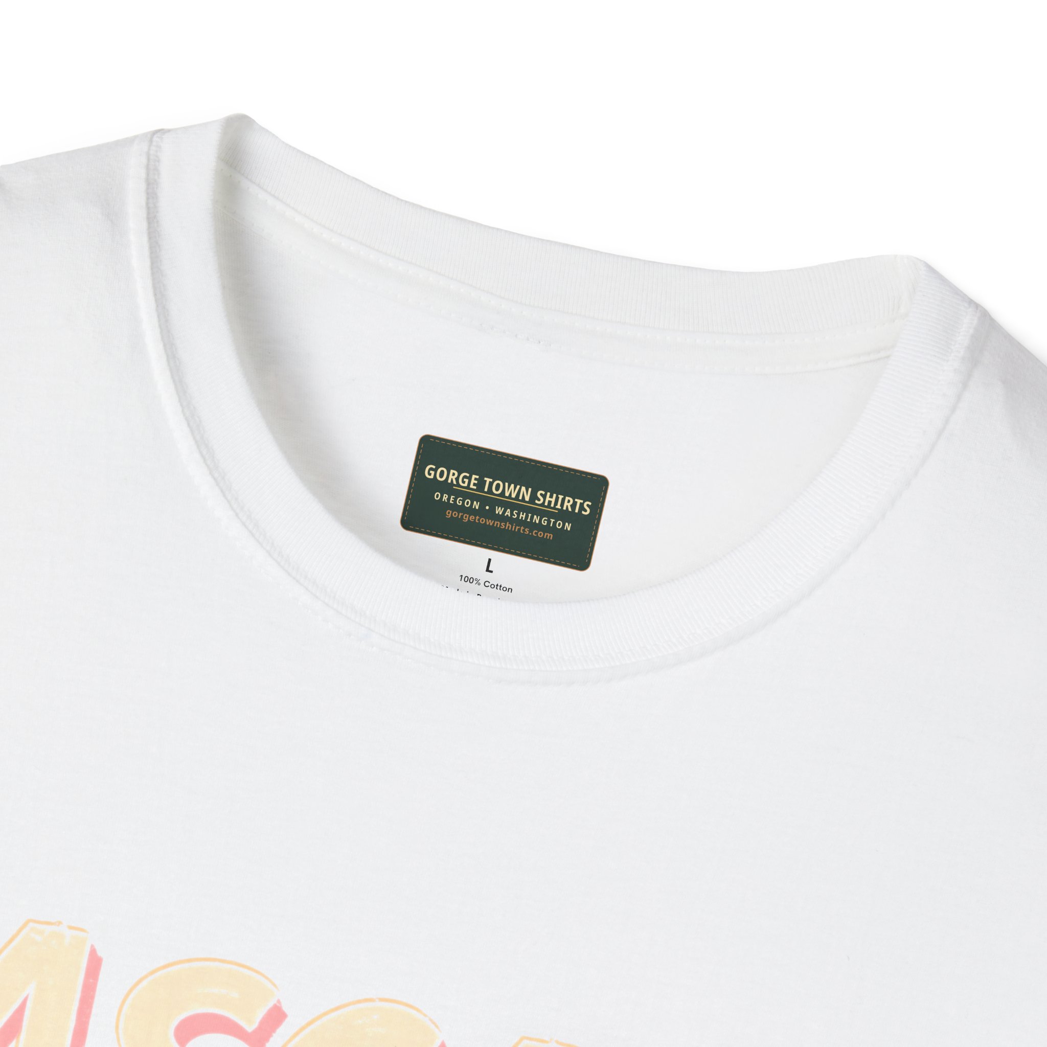 Cascade Locks Oregon Americana T-Shirt - Image 2