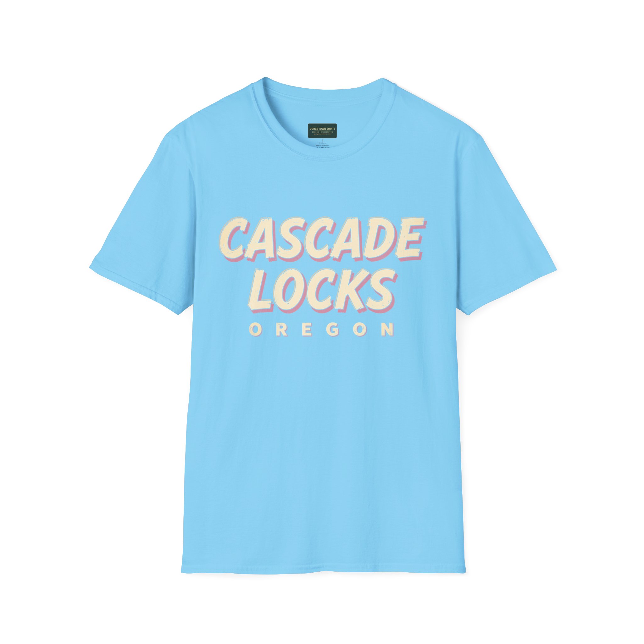 Cascade Locks Oregon Americana T-Shirt - Image 30