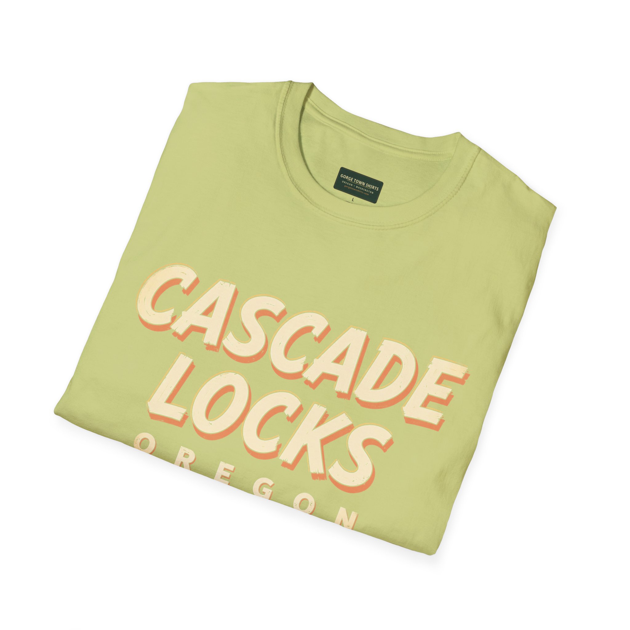 Cascade Locks Oregon Americana T-Shirt - Image 17