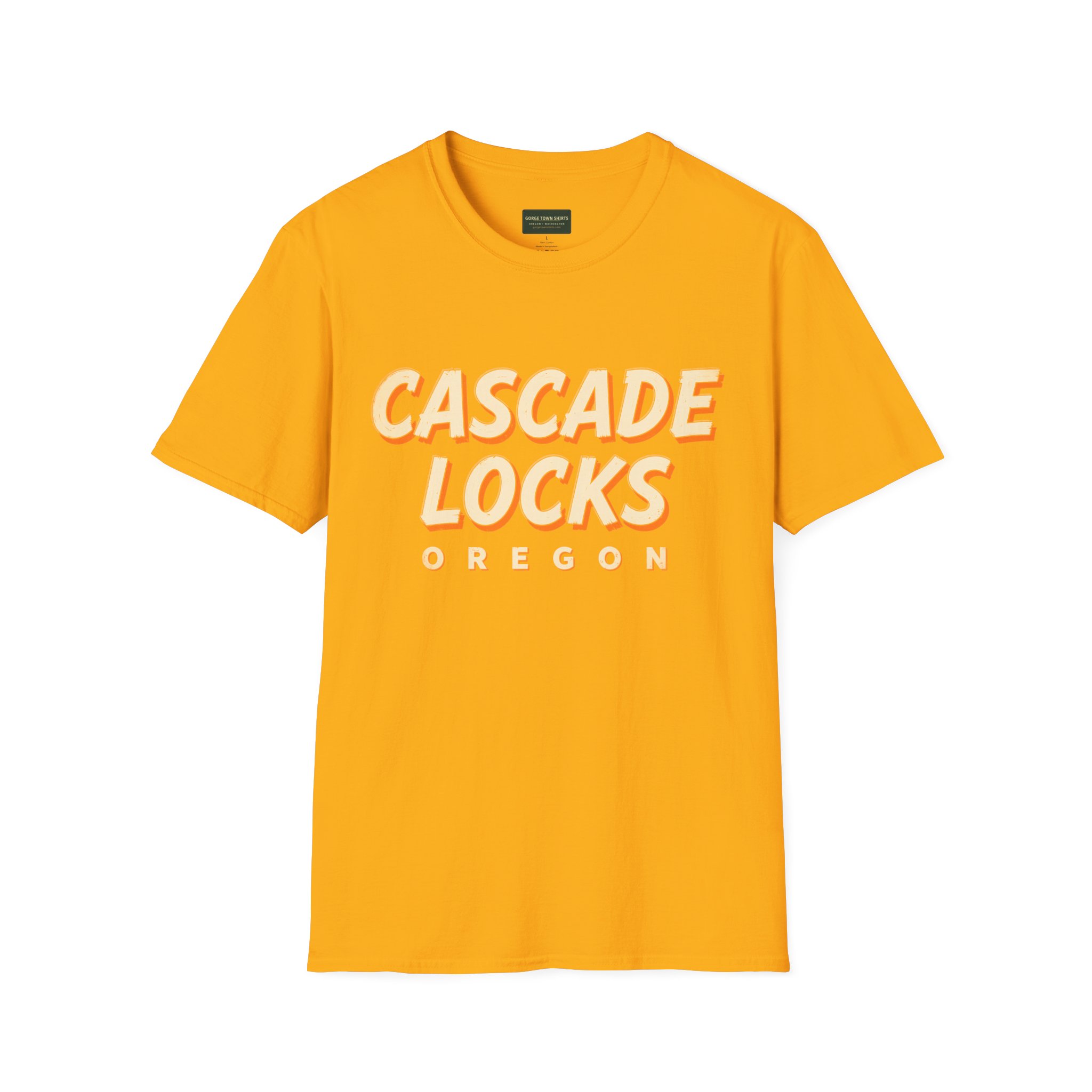 Cascade Locks Oregon Americana T-Shirt - Image 12