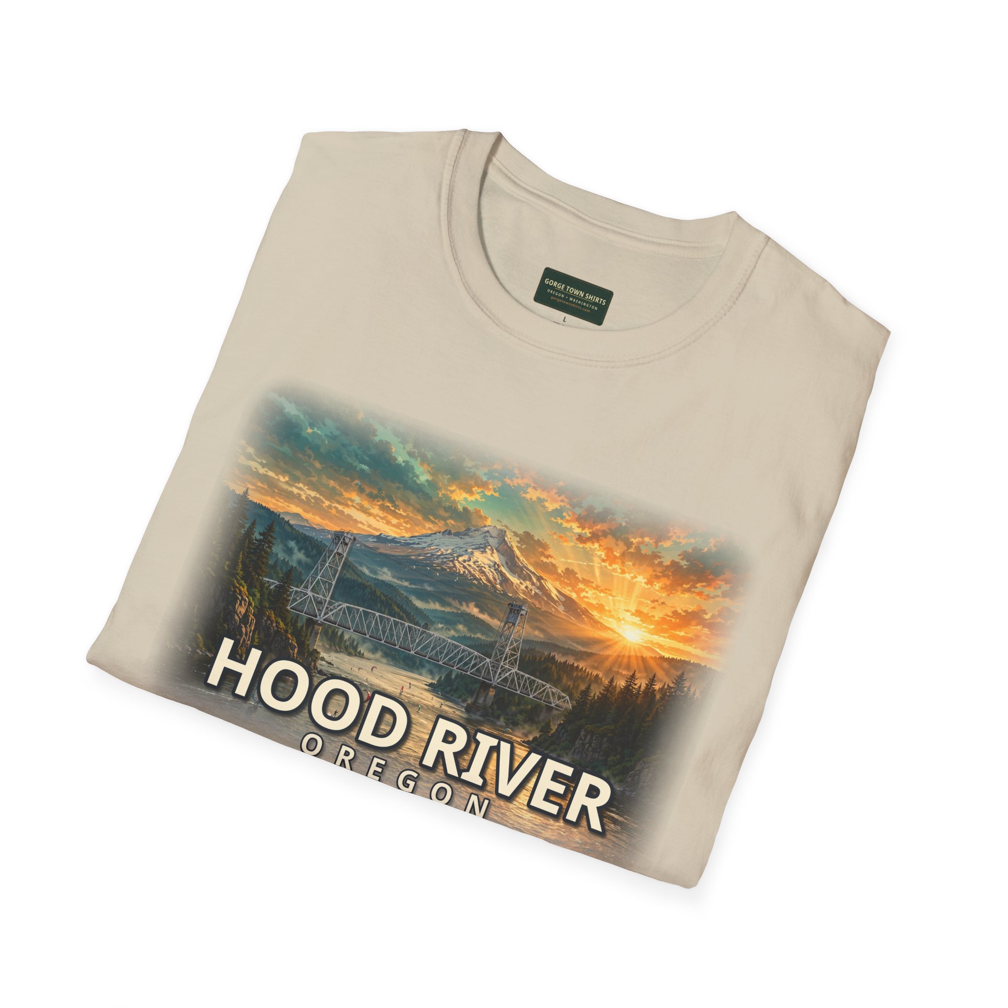 Hood River Oregon T-Shirt – Epic Hour Bridge Graphic - Image 9