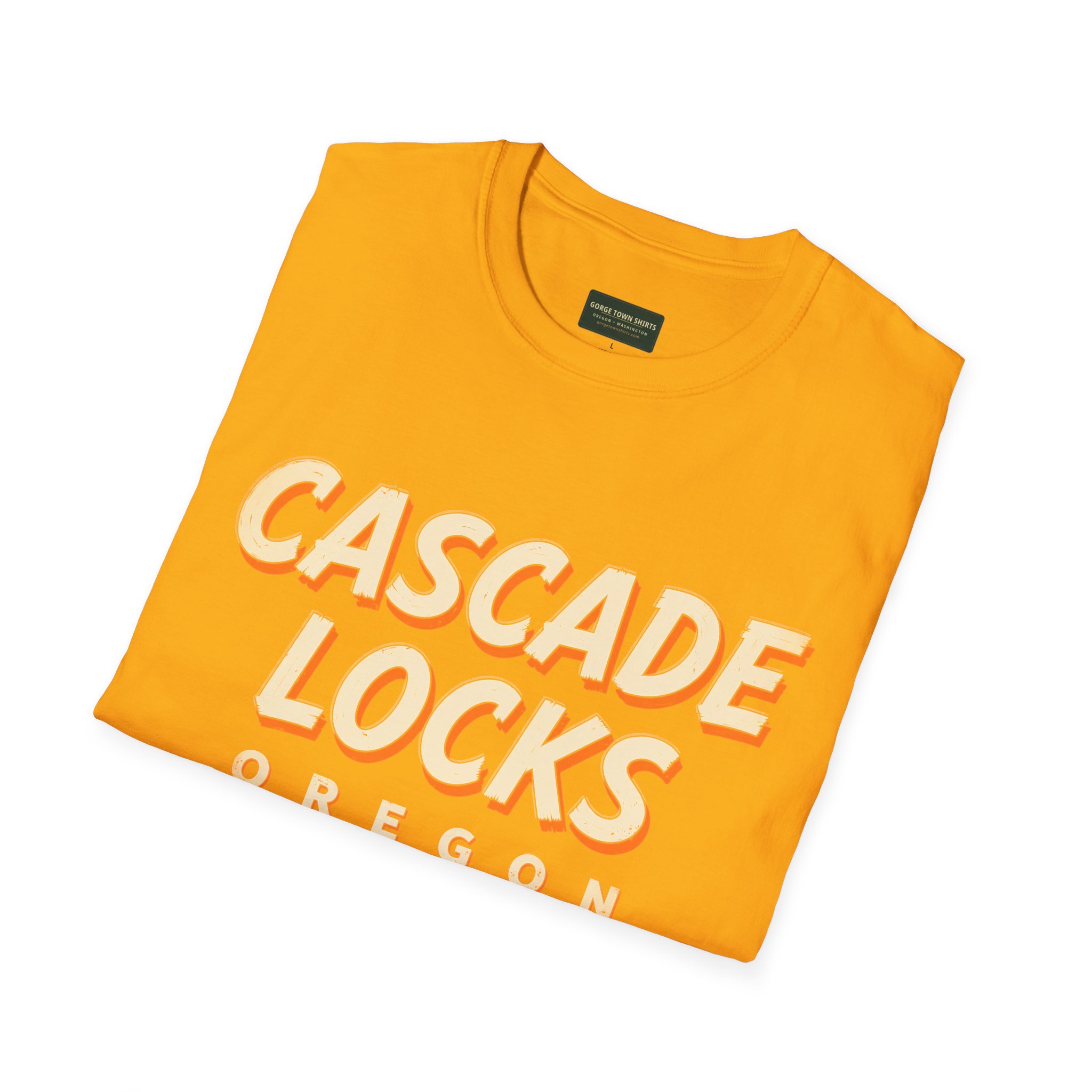 Cascade Locks Oregon Americana T-Shirt - Image 14