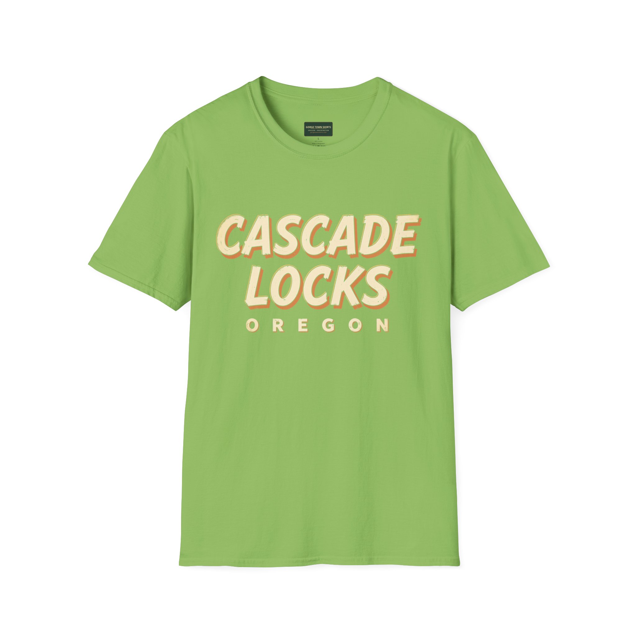 Cascade Locks Oregon Americana T-Shirt - Image 24