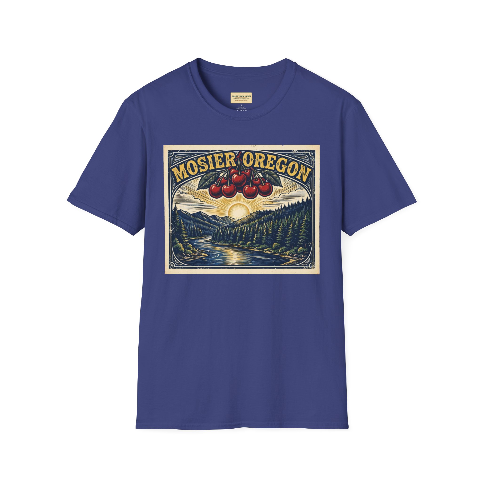 Mosier Oregon T-Shirt – Cherry Poster Graphic - Image 13