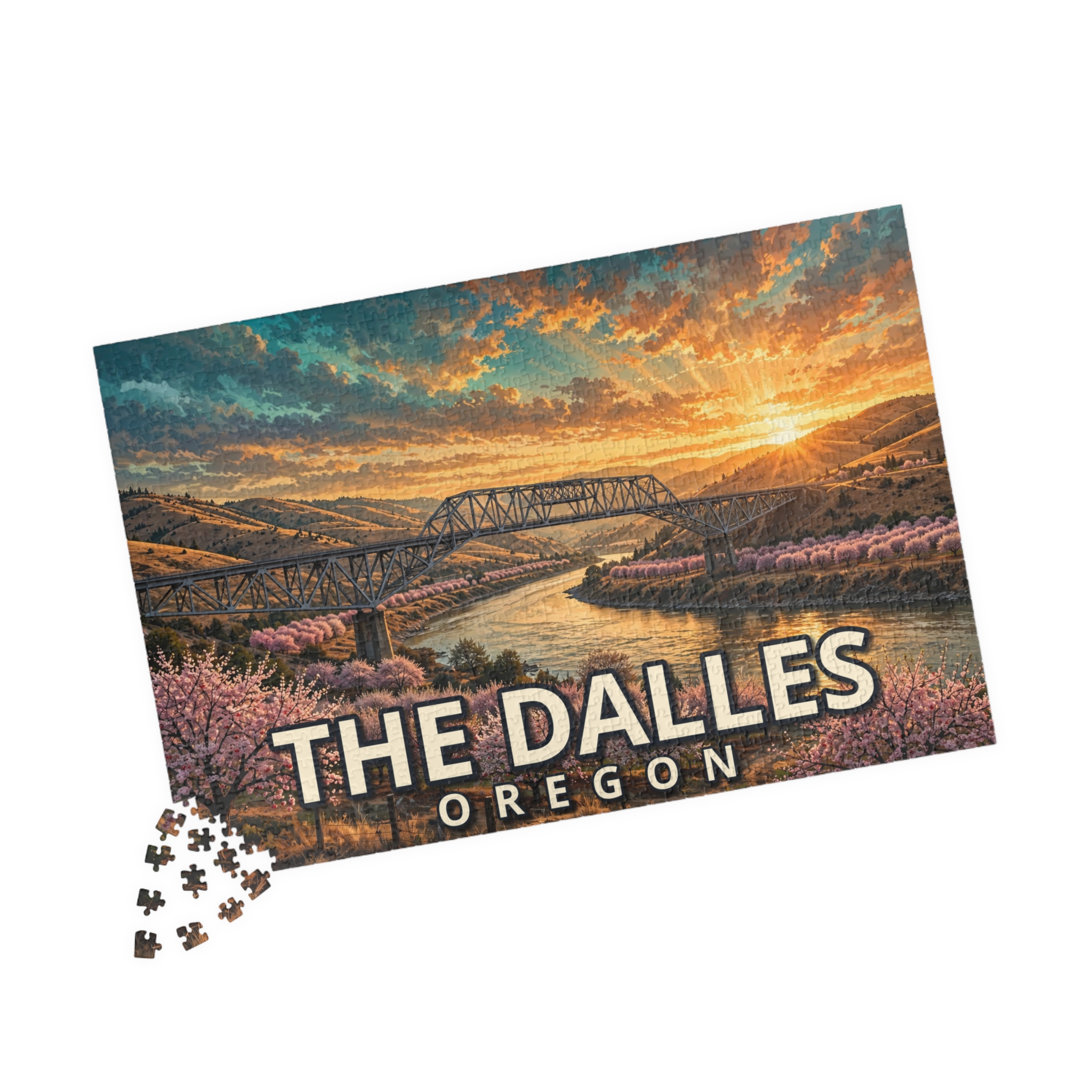 The Dalles Oregon Jigsaw Puzzle – Epic Hour Graphic - Image 15