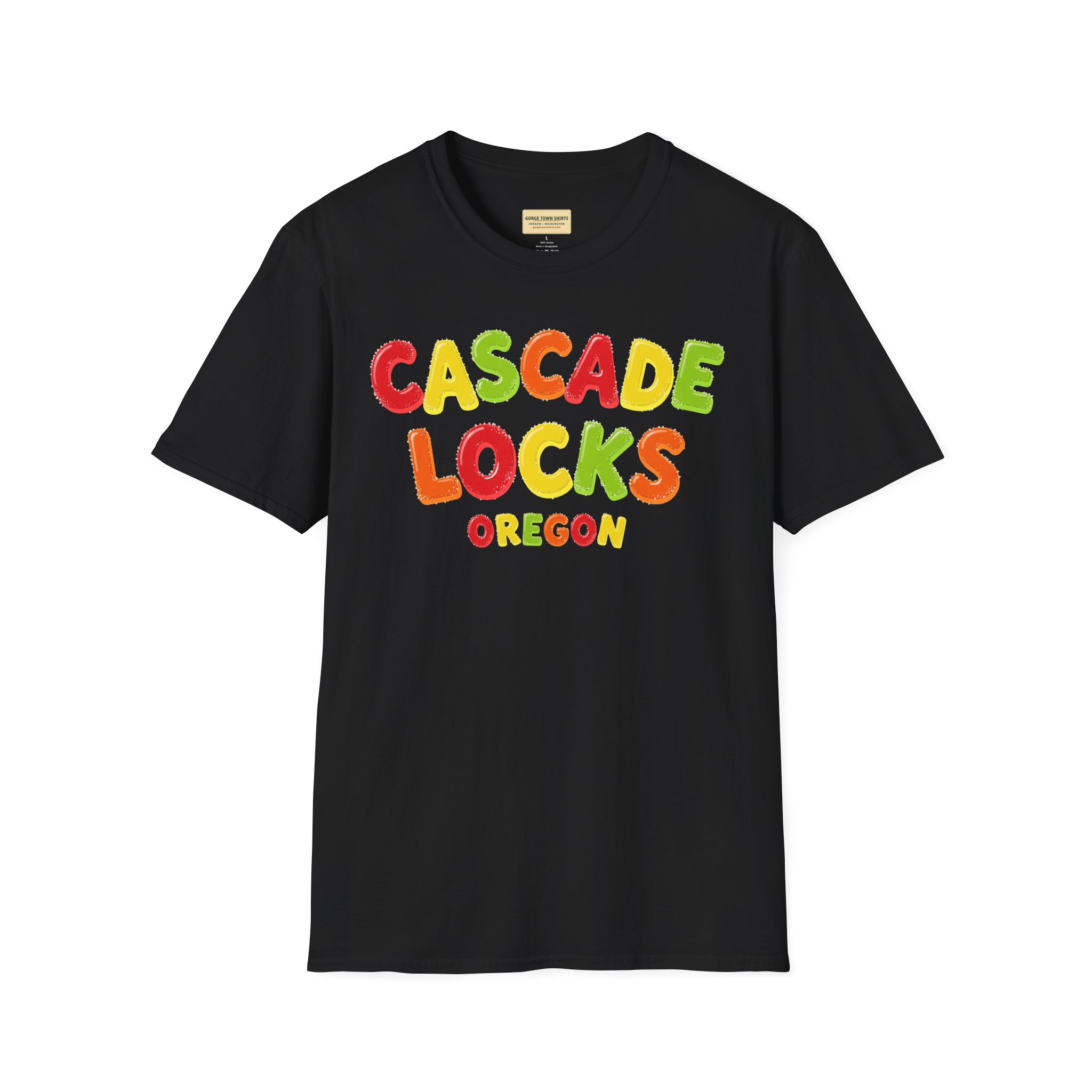 Cascade Locks Oregon Gummy T-Shirt - Image 3