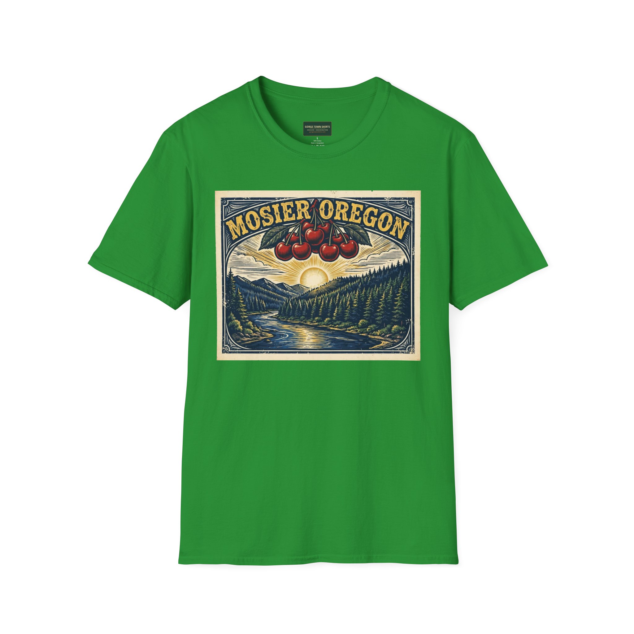 Mosier Oregon T-Shirt – Cherry Poster Graphic - Image 10