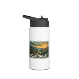Home Valley Washington Stainless Steel Water Bottle – Epic Hour Graphic