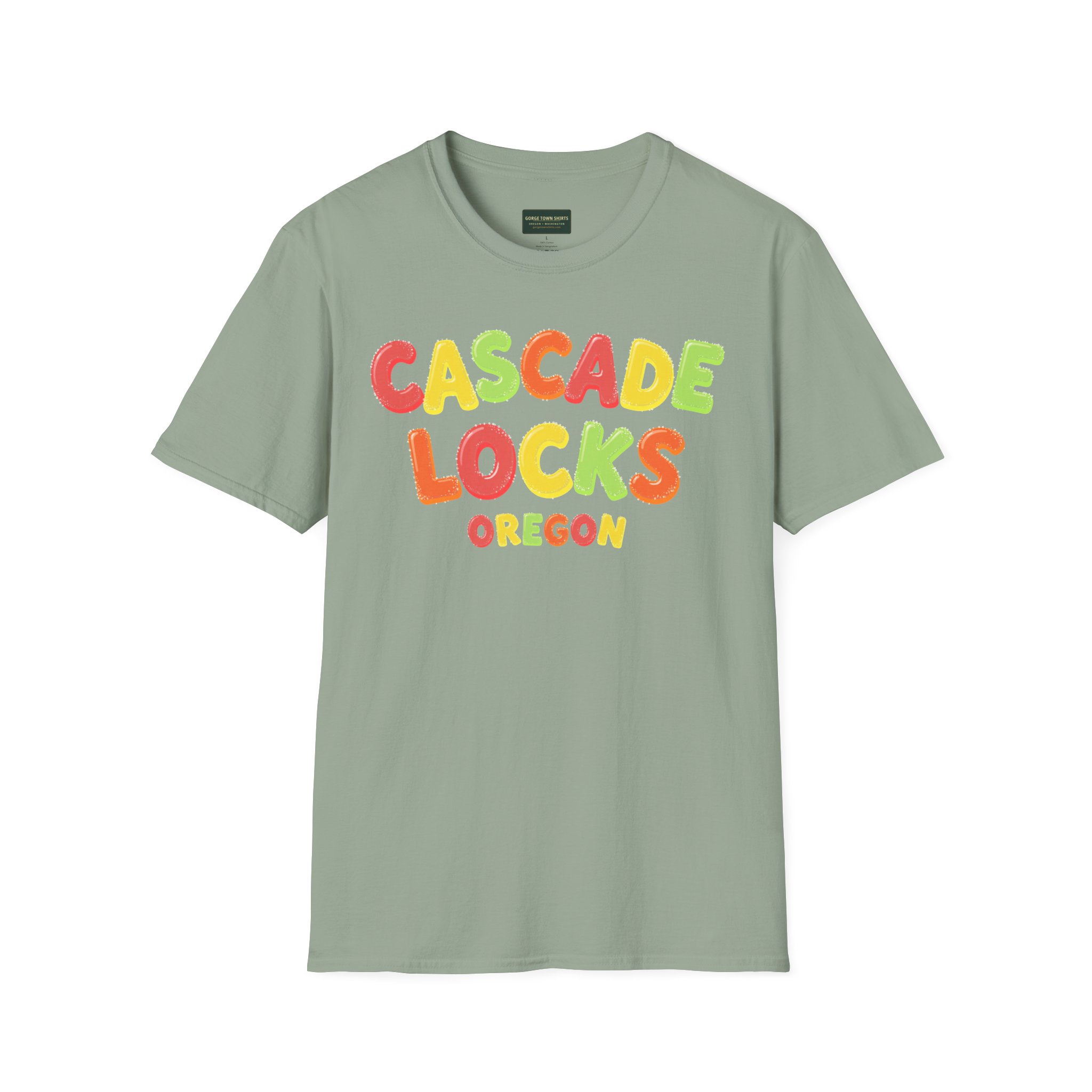 Cascade Locks Oregon Gummy T-Shirt - Image 15