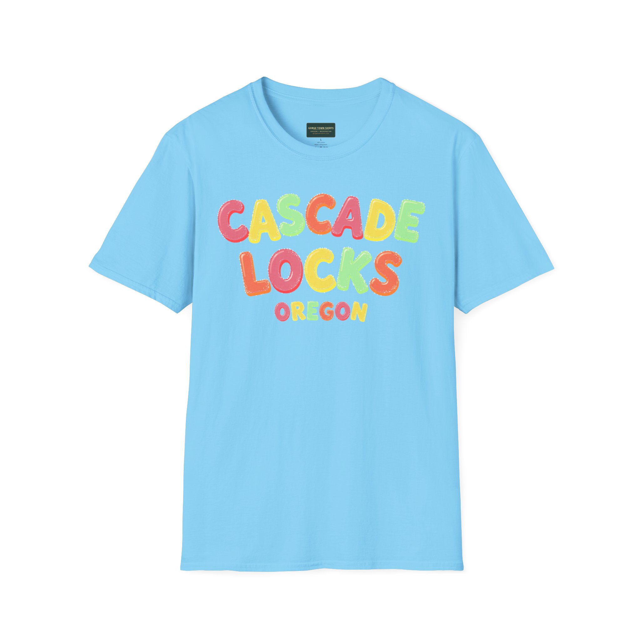 Cascade Locks Oregon Gummy T-Shirt - Image 17