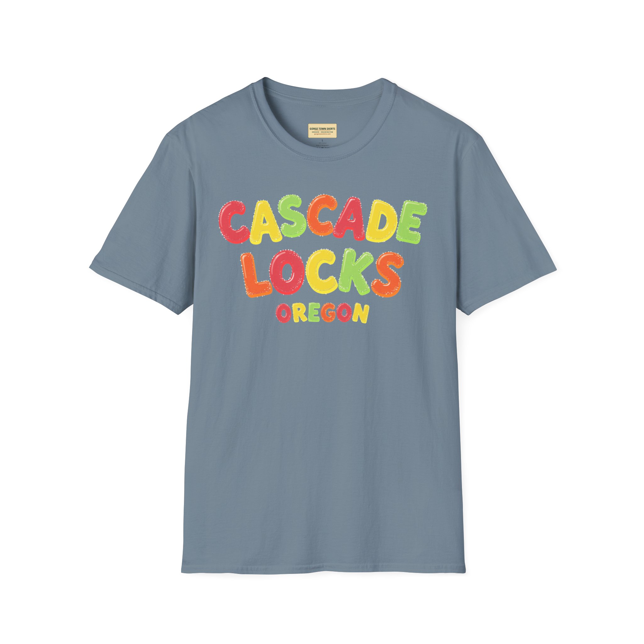 Cascade Locks Oregon Gummy T-Shirt - Image 27