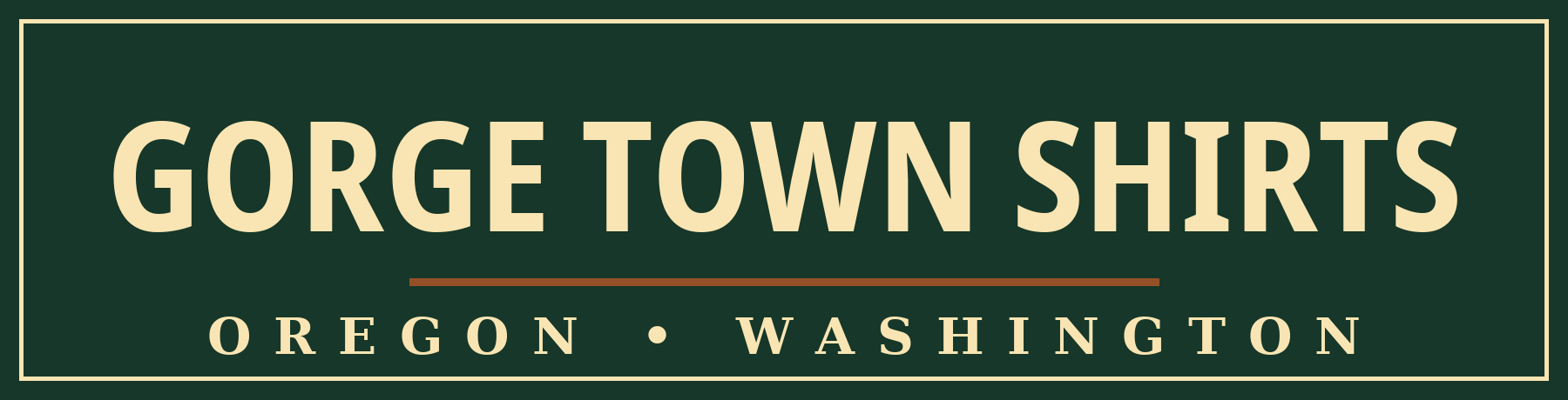 Gorge Town Shirts